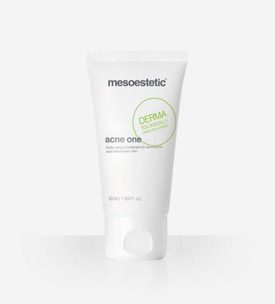 Imagen de Acne One de Mesoestetic, tratamiento efectivo contra el acné