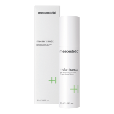 Fotografía de Melan Tran3x Gel Cream, solución avanzada para hiperpigmentación