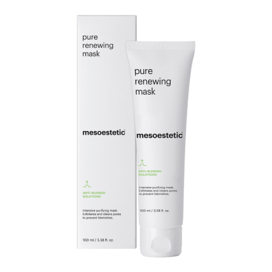 Imagen de Pure Renewing Mask de Mesoestetic para purificación intensiva