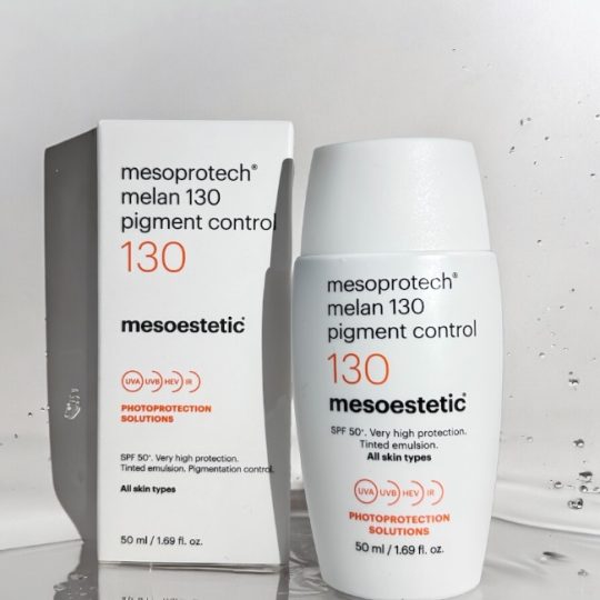 Mesoestetic Melan 130, protector solar contra manchas.