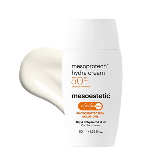 Crema facial con protección solar alta Mesoestetic Mesoprotech Hydra SPF 50